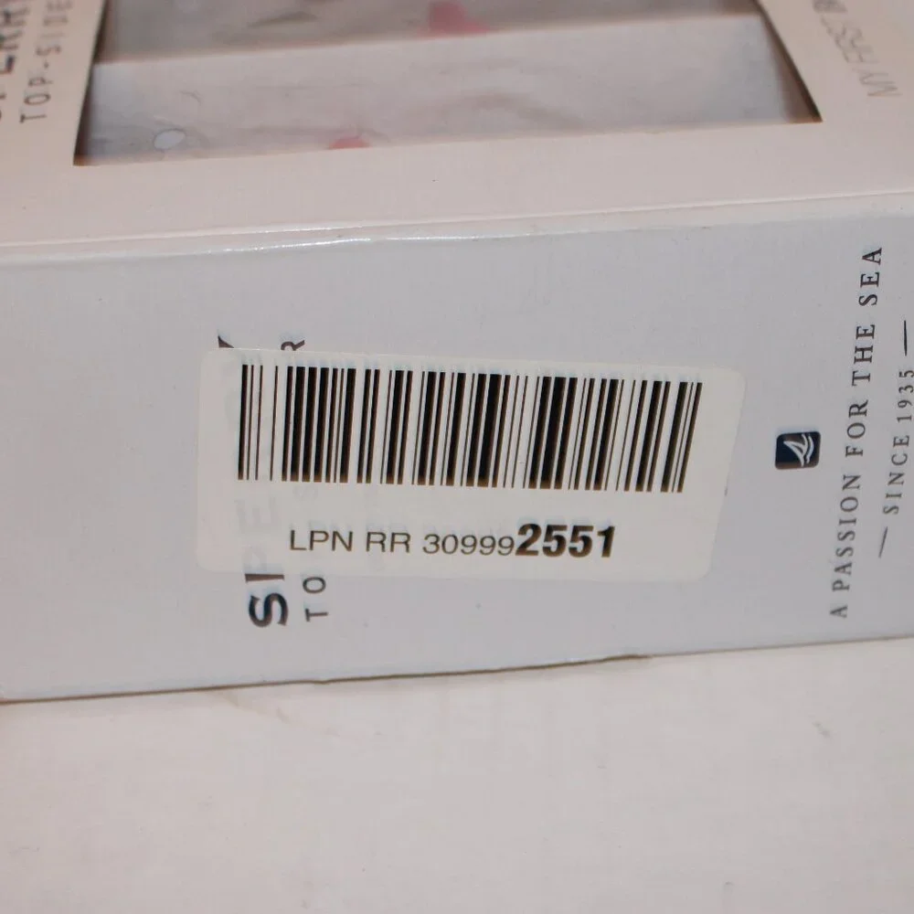 Sperry, Top Sider Boat Shoes, Pink and Tan Size 1, in Original Box